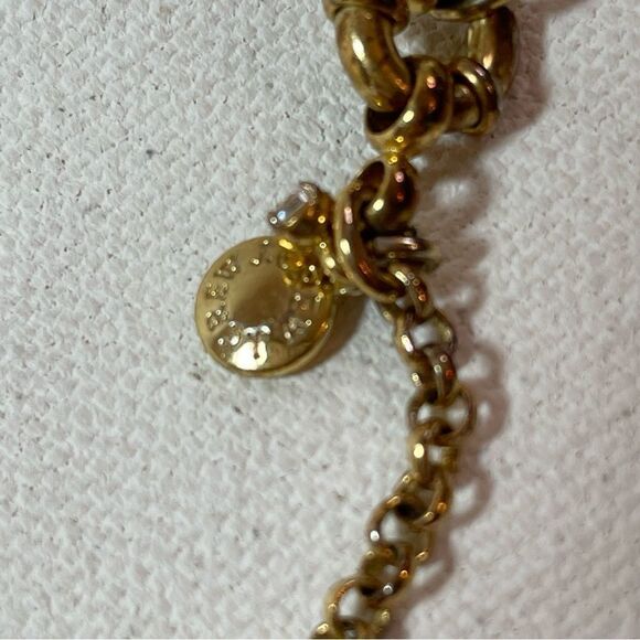 J. Crew statement necklace blues and gold - Picture 2 of 7